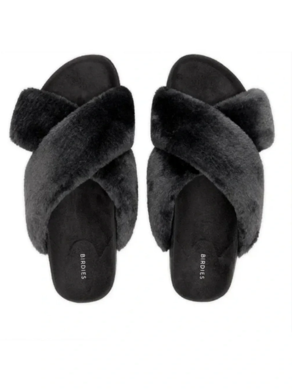 Birdies Faux Fur Slides